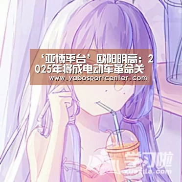 ‘亚博平台’欧阳明高:2025年将成电动车革命关键转折点(图3) 亚博游戏